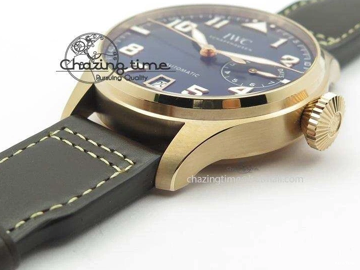 MIROTIME 0108 Big Pilot IW500909 RG ZF 1:1 Best Edition Le Petit Prince On Brown Leather Strap A Breathable 7293